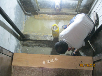 磚墻電梯井漏水